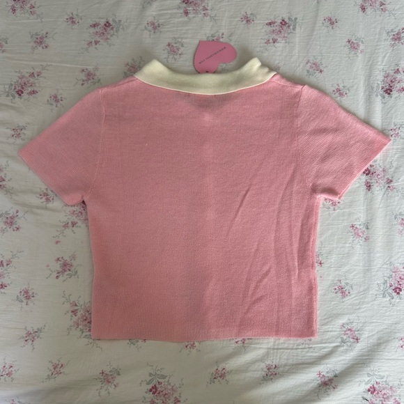 🏖️SUGAR THRILLZ Dolls Kill button up knit collared tee🏖️ - Picture 2 of 3